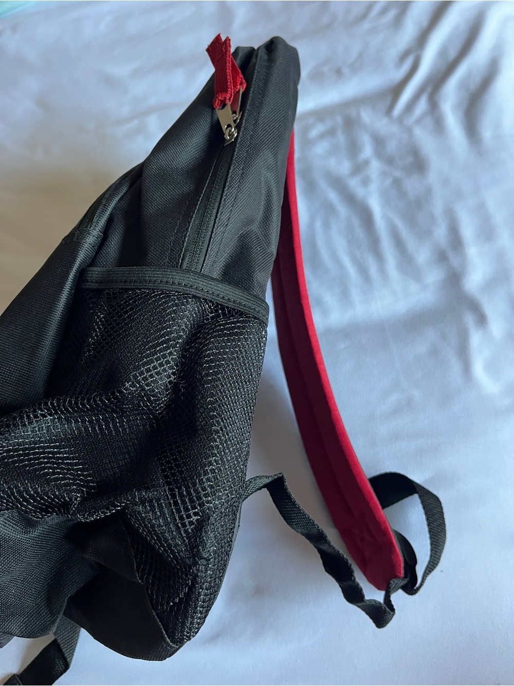 Trailmaker Backpack Black Red Camo Multi-Pocket 600D Padded School Book Bag New - Picture 5 of 16